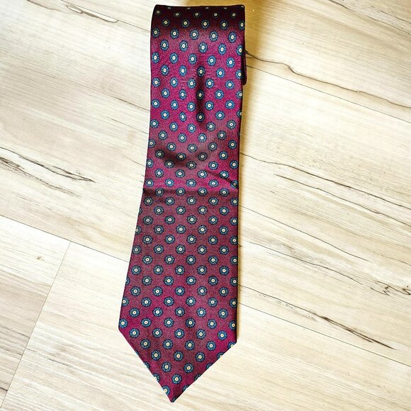 Vintage All Silk by Arden 100% Silk Classic Tie - Picture 1 of 7